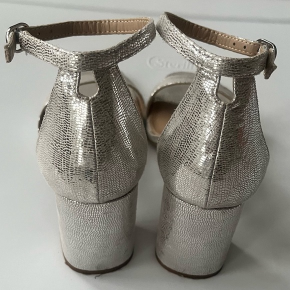 Silver Block Heels - Picture 3 of 4